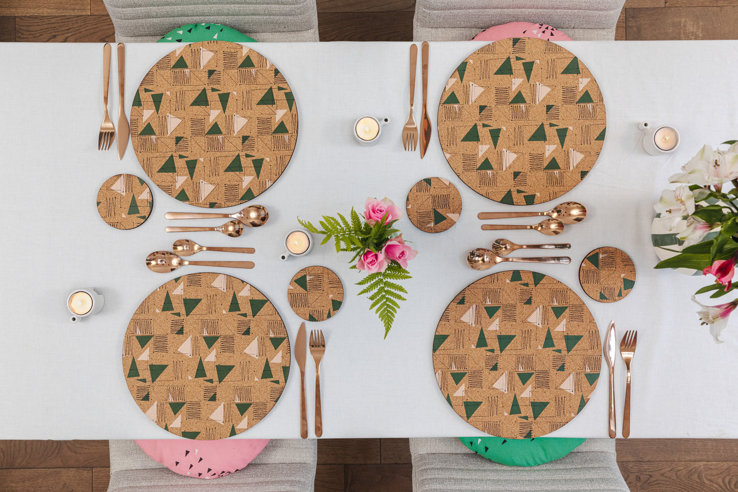 Cork Placemats | Parsley Green | DAY