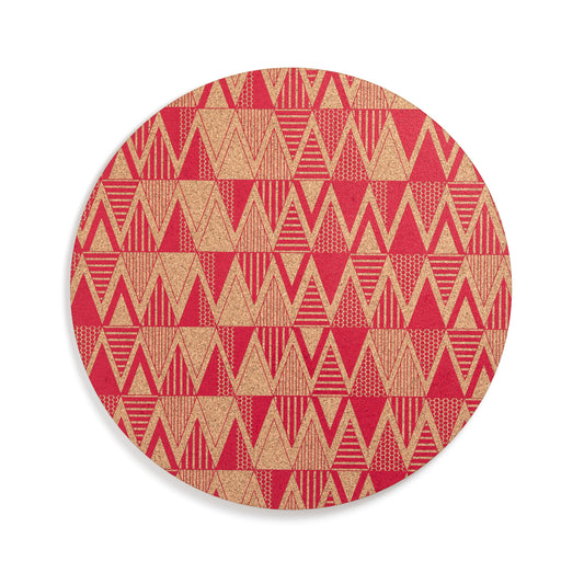 Cork Placemats | Pillarbox Red | GEO