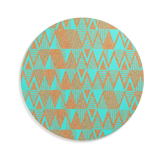 Cork Placemats | Peacock Teal | GEO