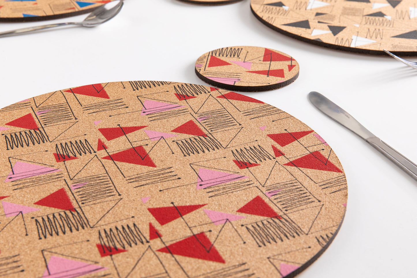 Cork Placemats | Pillarbox Red | DAY